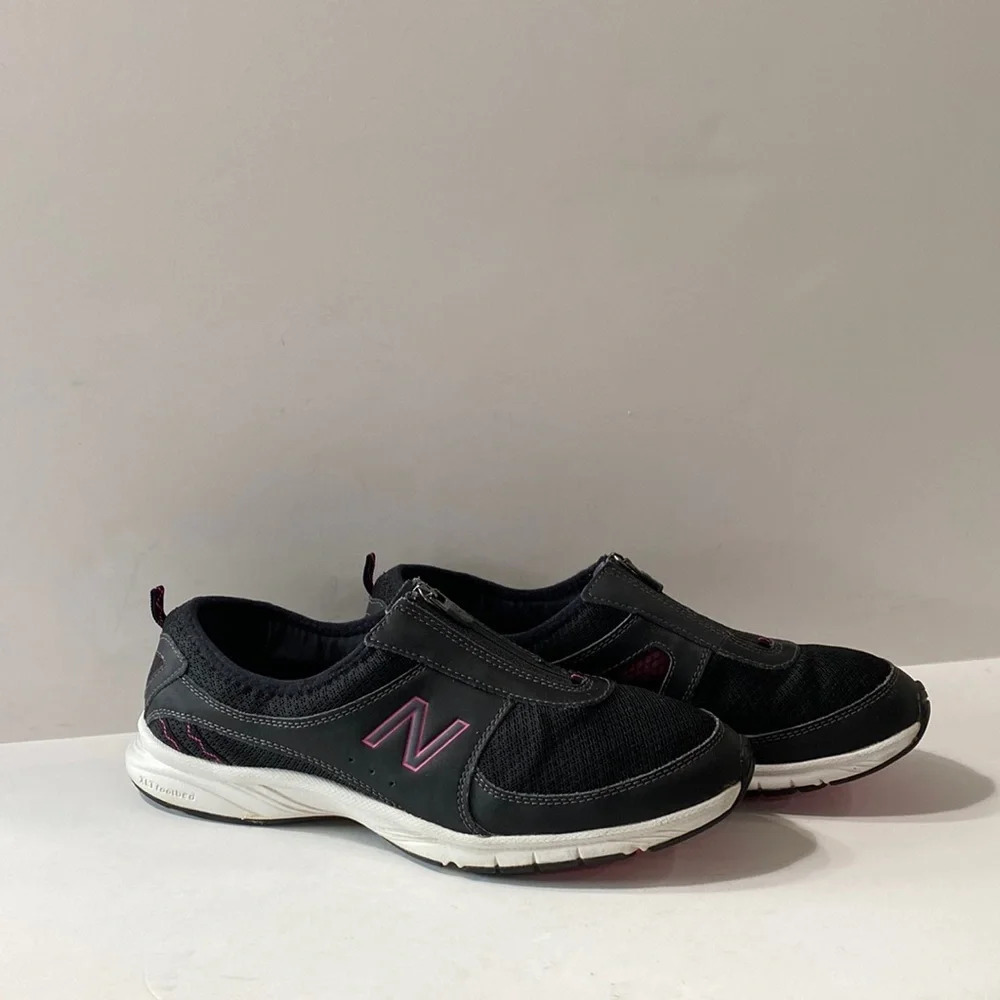 New Balance Black Pink Everlight 565 Comfort Zip Up Athletic Sneakers Size 10 - Picture 2 of 12